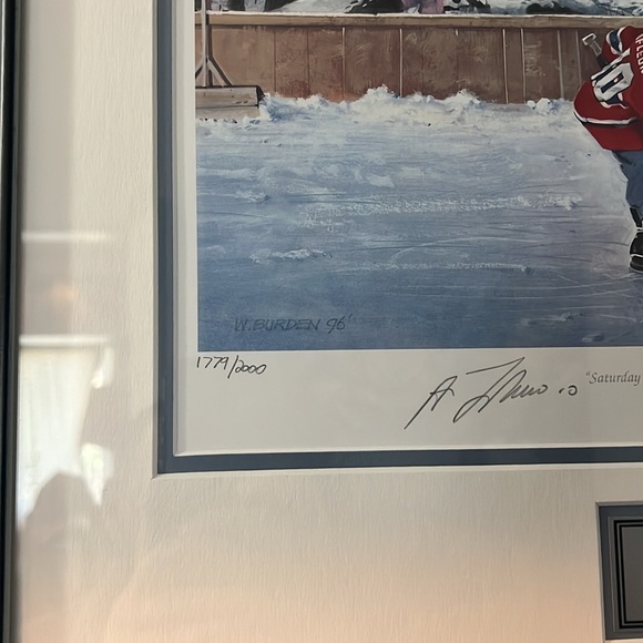 Saturday morning rivals autographed bye guy lafleur and Darryl sittler !!!!!! - Picture 2 of 3